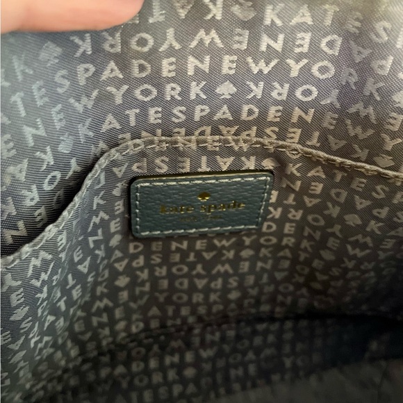 Kate Spade Grove Street Mini Carli Handbag Shoulder Bag 2Way Leather Blue /Ak12 - Picture 8 of 9